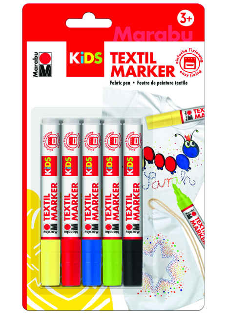 MA KIDS COLORI PER TESSUTO SET 5