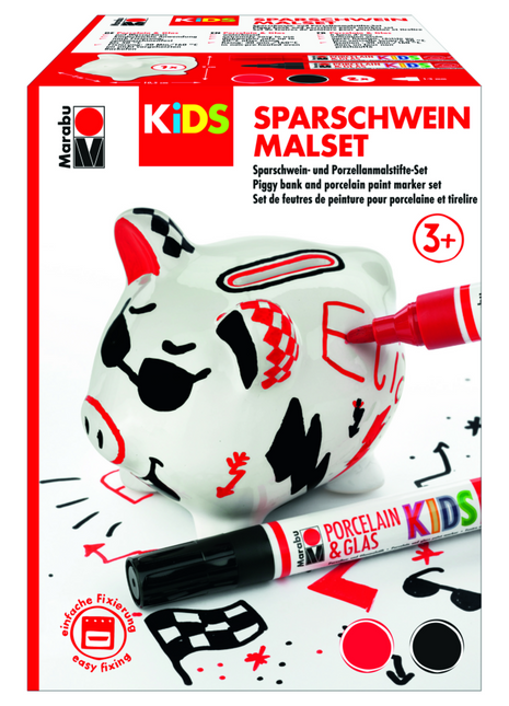 MA KIDS COLORI PER VETRO E CERAMICA SALVADANAIO