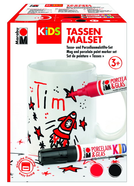 MA KIDS COLORI PER VETRO E CERAMICA TAZZA TIM