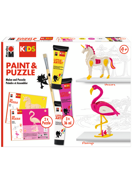 MA KIDS LITTLE ARTIST PAINT&PUZZLE UNICORNO
