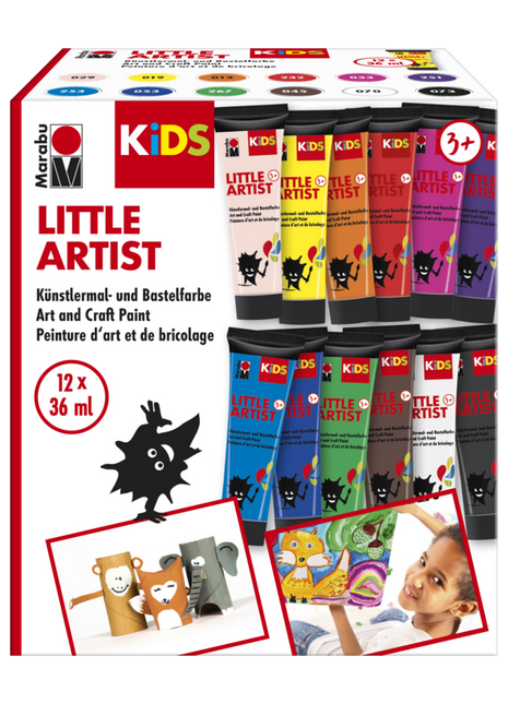 MA KIDS LITTLE ARTIST SET 12 X 36 ML