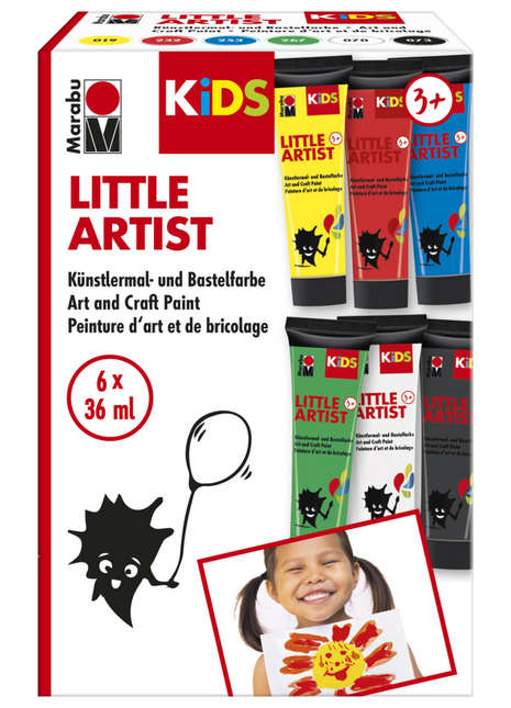 MA KIDS LITTLE ARTIST SET 6 X 36 ML