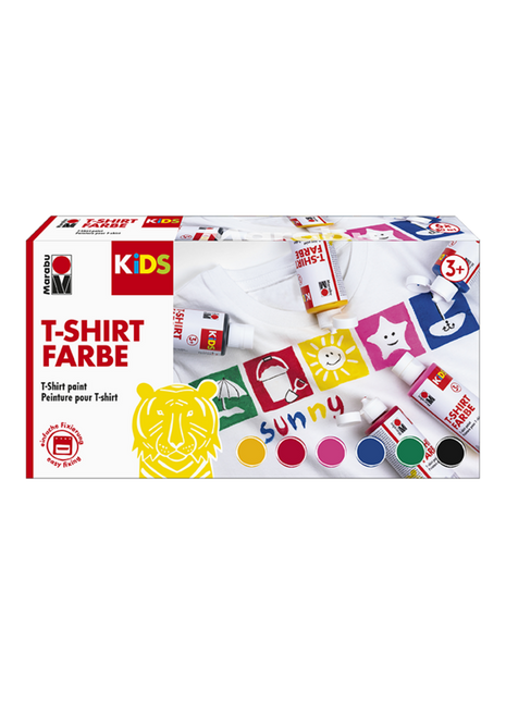 MA KIDS COLORI PER TESSUTO SET 6 X 80 ML