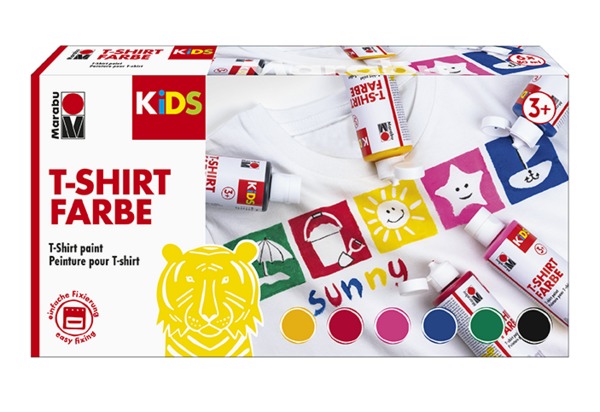 MA KIDS COLORI PER TESSUTO SET 6 X 80 ML