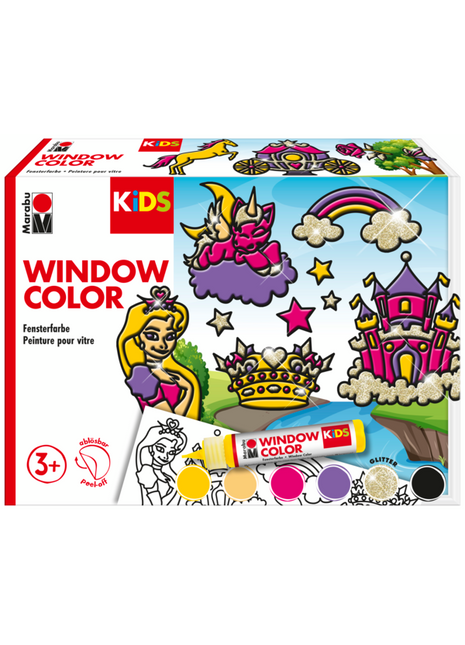 MA KIDS WINDOW COLOR PRINCIPESSA
