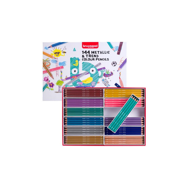 Nuovo Set matite colorate 144 MEGA PENCIL