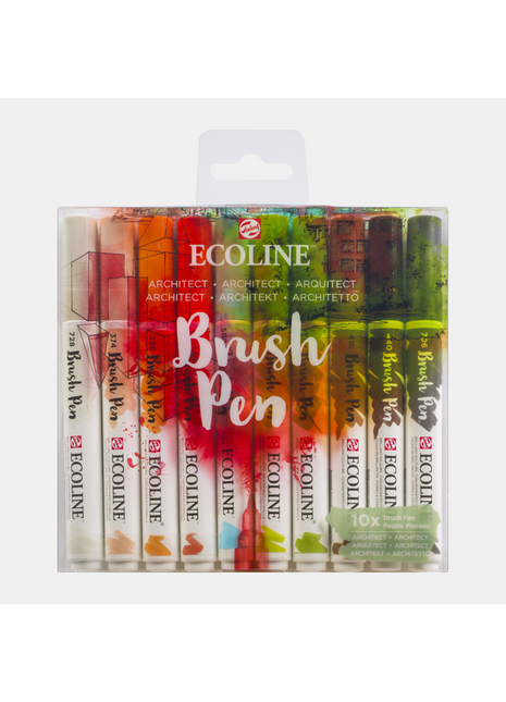 RT ECOLINE BRUSHPEN ARCHITECT SET