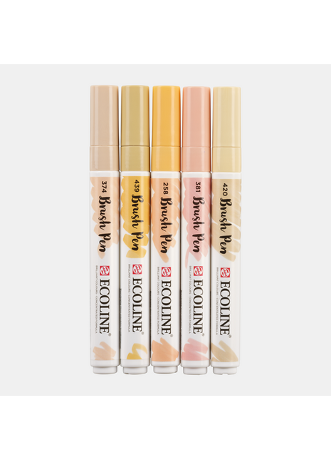 RT ECOLINE BRUSHPEN BEIGE SET
