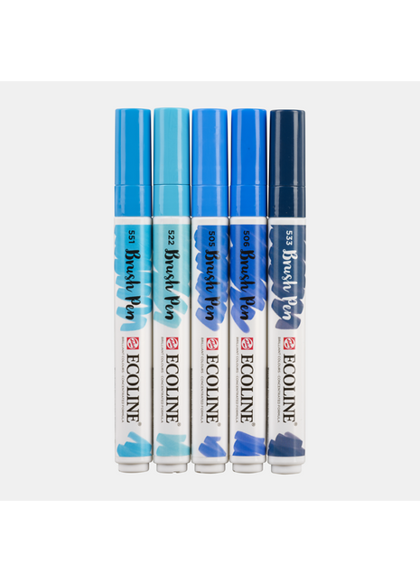 RT ECOLINE BRUSHPEN BLUE SET