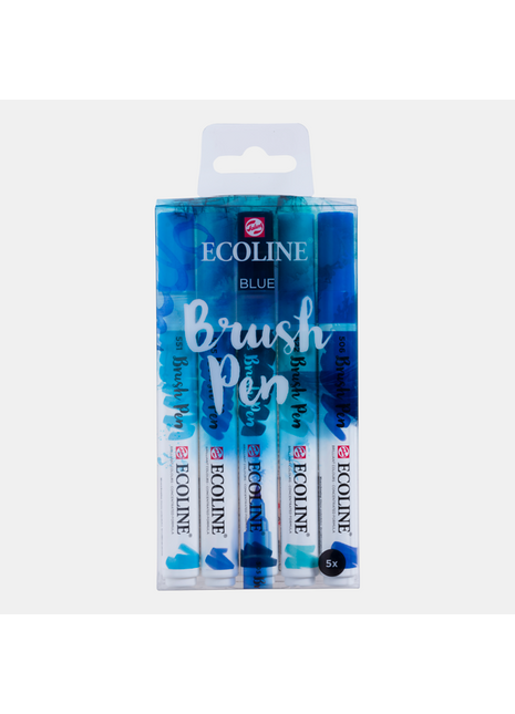 RT ECOLINE BRUSHPEN BLUE SET
