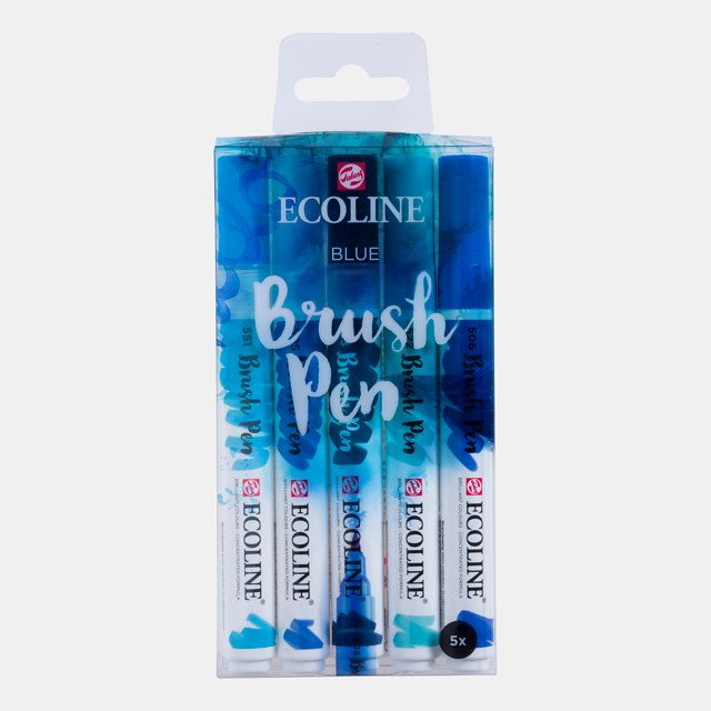 RT ECOLINE BRUSHPEN BLUE SET