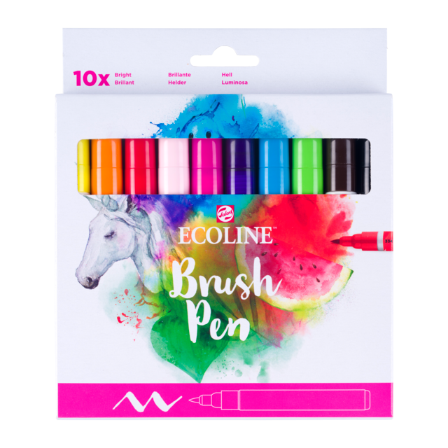 RT ECOLINE BRUSHPEN BRIGHT SET CB