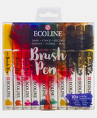 RT ECOLINE BRUSHPEN DARK SET