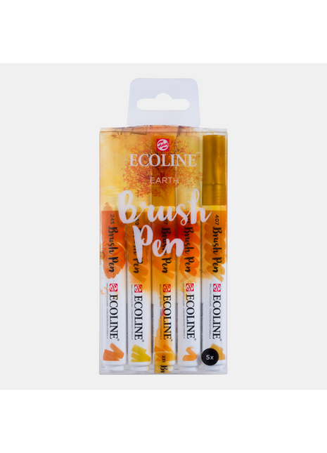 RT ECOLINE BRUSHPEN EARTH SET