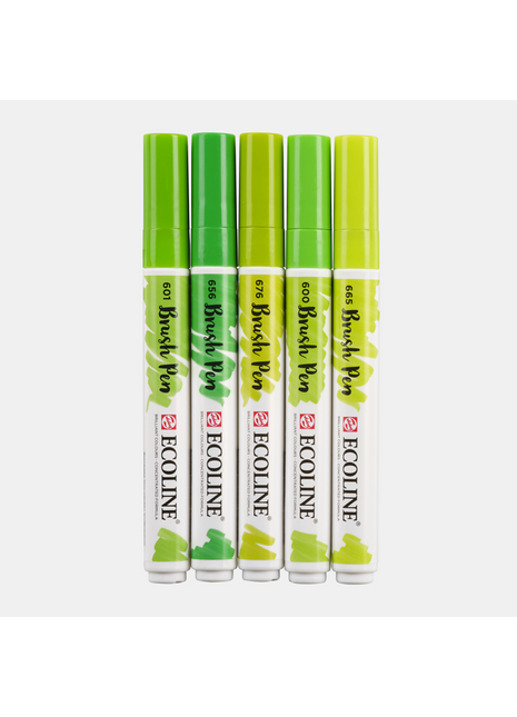 RT ECOLINE BRUSHPEN GREEN SET
