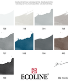 RT ECOLINE BRUSHPEN GREY SET 10