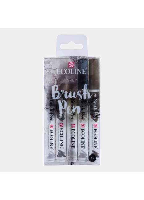 RT ECOLINE BRUSHPEN GREY SET