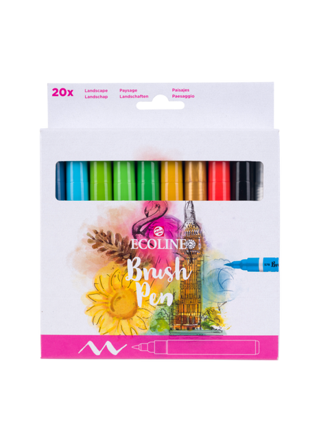 RT ECOLINE BRUSHPEN LANDSCAPE SET CB