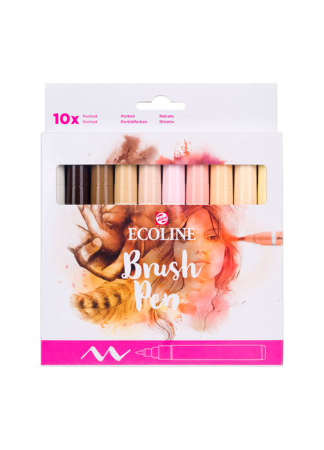 RT ECOLINE BRUSHPEN PORTRAIT SET CB