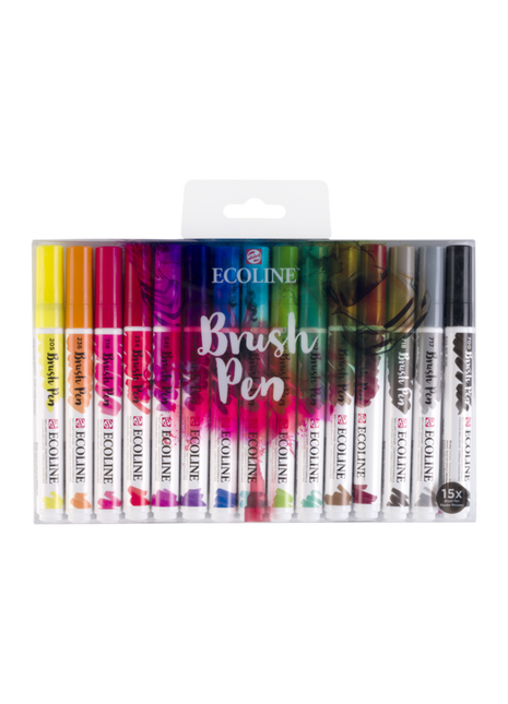 RT ECOLINE BRUSHPEN PRIMARY SET 15