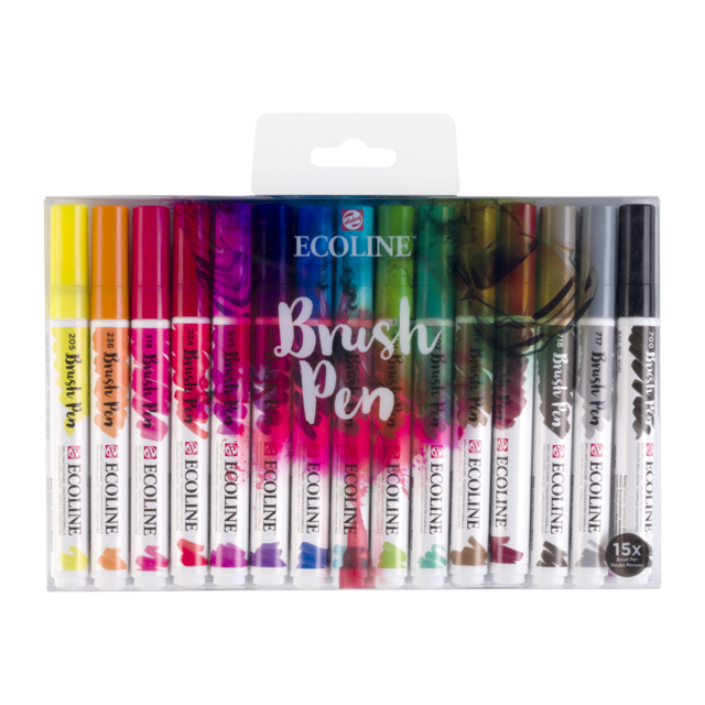 RT ECOLINE BRUSHPEN PRIMARY SET 15