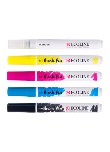 RT ECOLINE BRUSHPEN PRIMARY SET CB