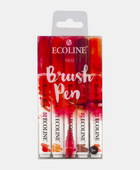 RT ECOLINE BRUSHPEN RED SET