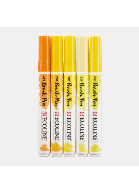 RT ECOLINE BRUSHPEN YELLOW SET