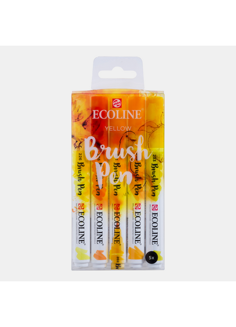 RT ECOLINE BRUSHPEN YELLOW SET