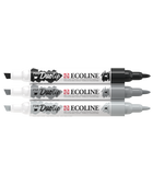 RT ECOLINE DUOTIP GRIGIO & NERO SET