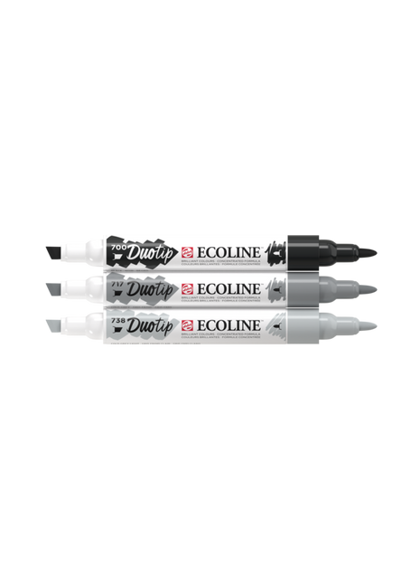 RT ECOLINE DUOTIP GRIGIO & NERO SET
