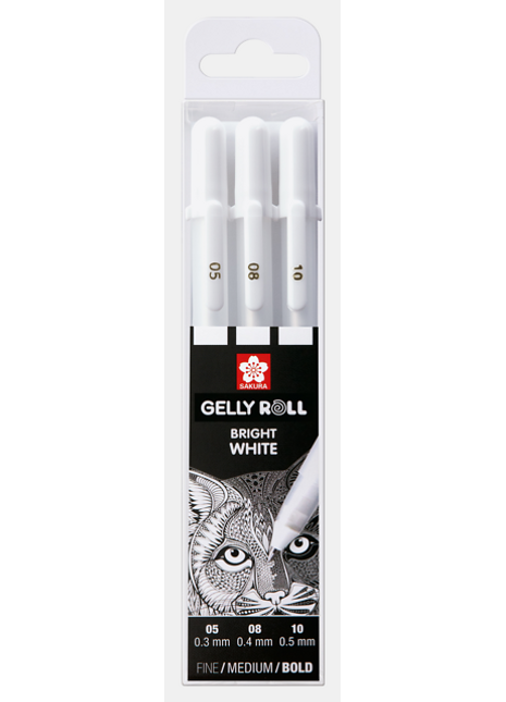 SK GELLY ROLL BIANCO SET 3 MIX