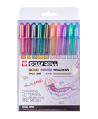 SK GELLY ROLL GOLD & SILVER SET 10