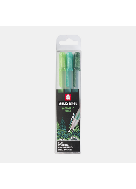 SK GELLY ROLL METALLIC SET FOREST