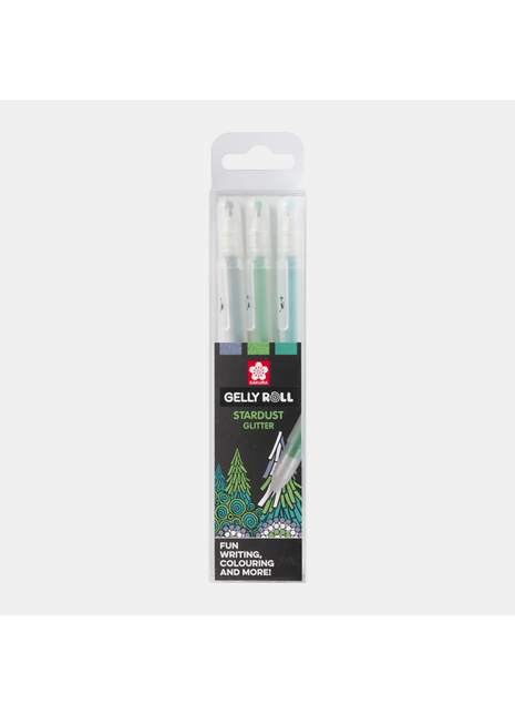 SK GELLY ROLL STARDUST SET FOREST