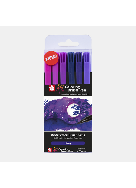 SK KOI COLORING BRUSHPEN GALAXY SET