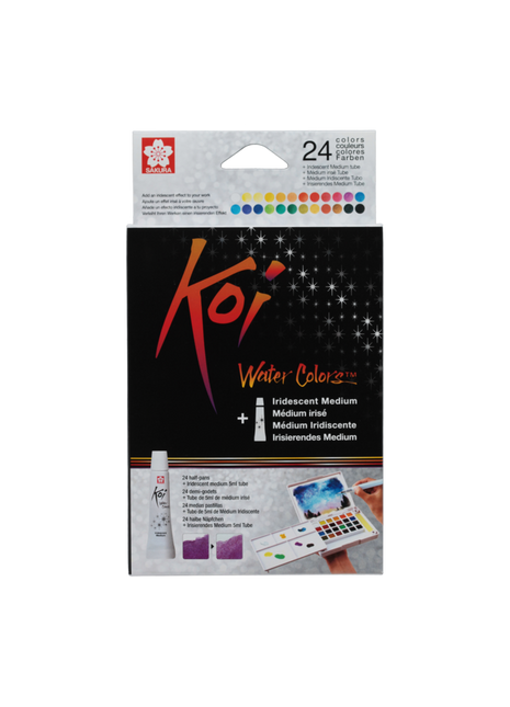 SK KOI WATERCOLOR IRIDESCENT SET 24