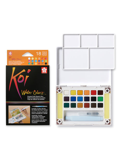 SK KOI WATERCOLOR SCHIZZO SET 18