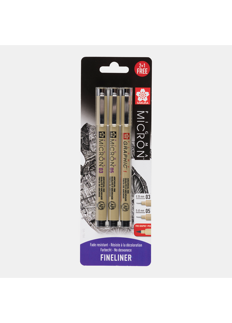 SK PIGMA MICRON 03+05+BRUSH