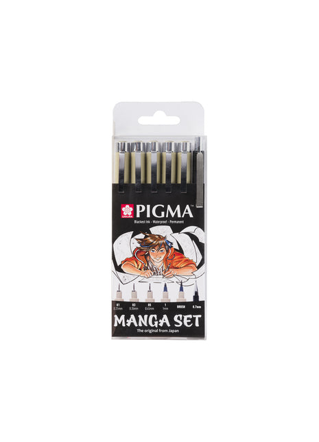 SK PIGMA MICRON MANGA SET 6