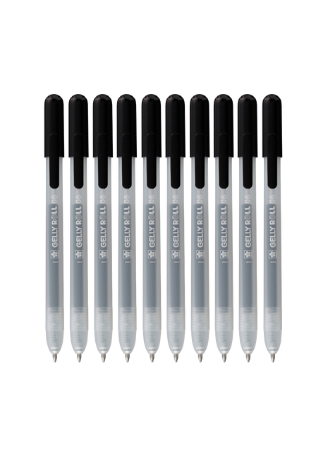 SK GELLY ROLL RETRATTILE CLASSIC NERO SET 10