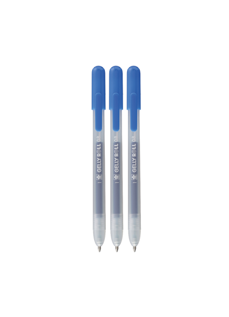 SK GELLY ROLL RETRATTILE CLASSIC BLU SET 3