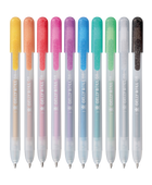 SK GELLY ROLL RETRATTILE METALLIC SET 10