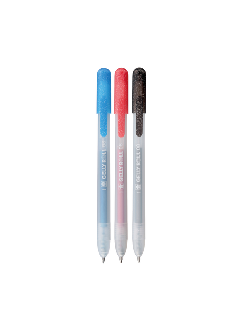 SK GELLY ROLL RETRATTILE METALLIC SET 3A