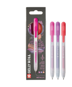 SK GELLY ROLL RETRATTILE METALLIC SET 3C