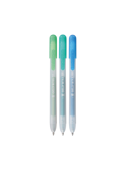 SK GELLY ROLL RETRATTILE METALLIC SET 3D