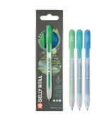 SK GELLY ROLL RETRATTILE METALLIC SET 3D