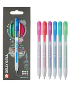 SK GELLY ROLL RETRATTILE METALLIC SET 6