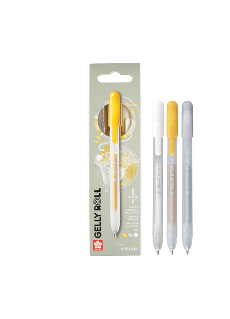 SK GELLY ROLL RETRATTILE SPECIAL MIX SET 3A