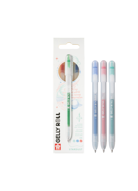 SK GELLY ROLL RETRATTILE STARDUST SET 3A